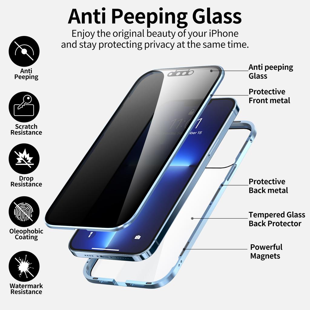 Anti Privacy Magnetic Case For Samsung Galaxy S25 S24 S23 S21 S22 Ultra Case S20 S23 S24 FE Plus S10E A70 A51 A71 Note 20 Cover