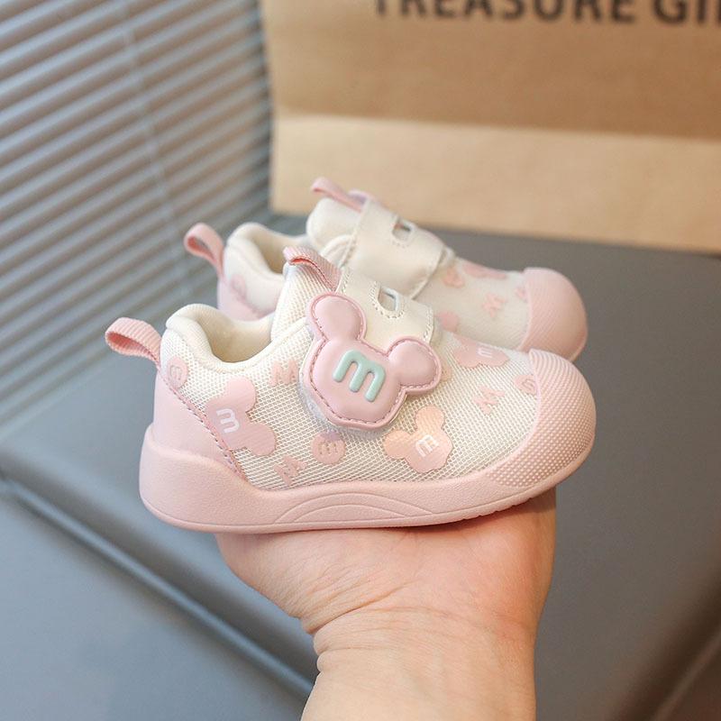 

New Model Baby Walking Shoes for Boys, Sports Shoes with Mesh Fabric, Girls Shoes 15 розовый