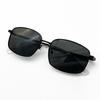 Lapeullolida Lloyd Black Metal Sunglasses