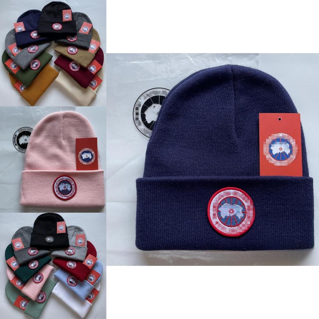 Knitted Hat Men Women Warm Winteracrylic Fiber Beanie With Embroidered Letters For Casual Outdoor