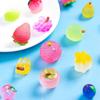 10Pcs/lot Multicolors Luminous Fruit Miniatures Glow In the Dark Resin Ornaments Fairy Garden Decoration Micro Landscape