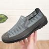 2014 Summer Loafers Male Tennis Shoes Breathable Mesh Surface Middle-aged Daddy Soft Bottom Anti-slip Elderly Leisure Men Shoes