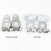 Car Battery Terminal 12V 24V Clamp Pile Head Connector Pole Post Heavy-Duty Clamp Clip Terminal Pile Head For Auto Boat Truck