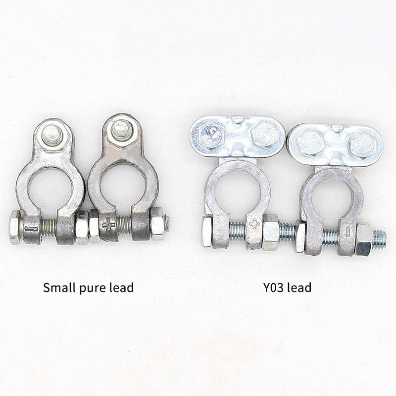 Car Battery Terminal 12V 24V Clamp Pile Head Connector Pole Post Heavy-Duty Clamp Clip Terminal Pile Head For Auto Boat Truck