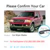 For Ford Explorer U152 MK3 2002 2003 2004 2005 Brushes Front Rear Wiper Blabes Set Windshield Windscreen Window Car