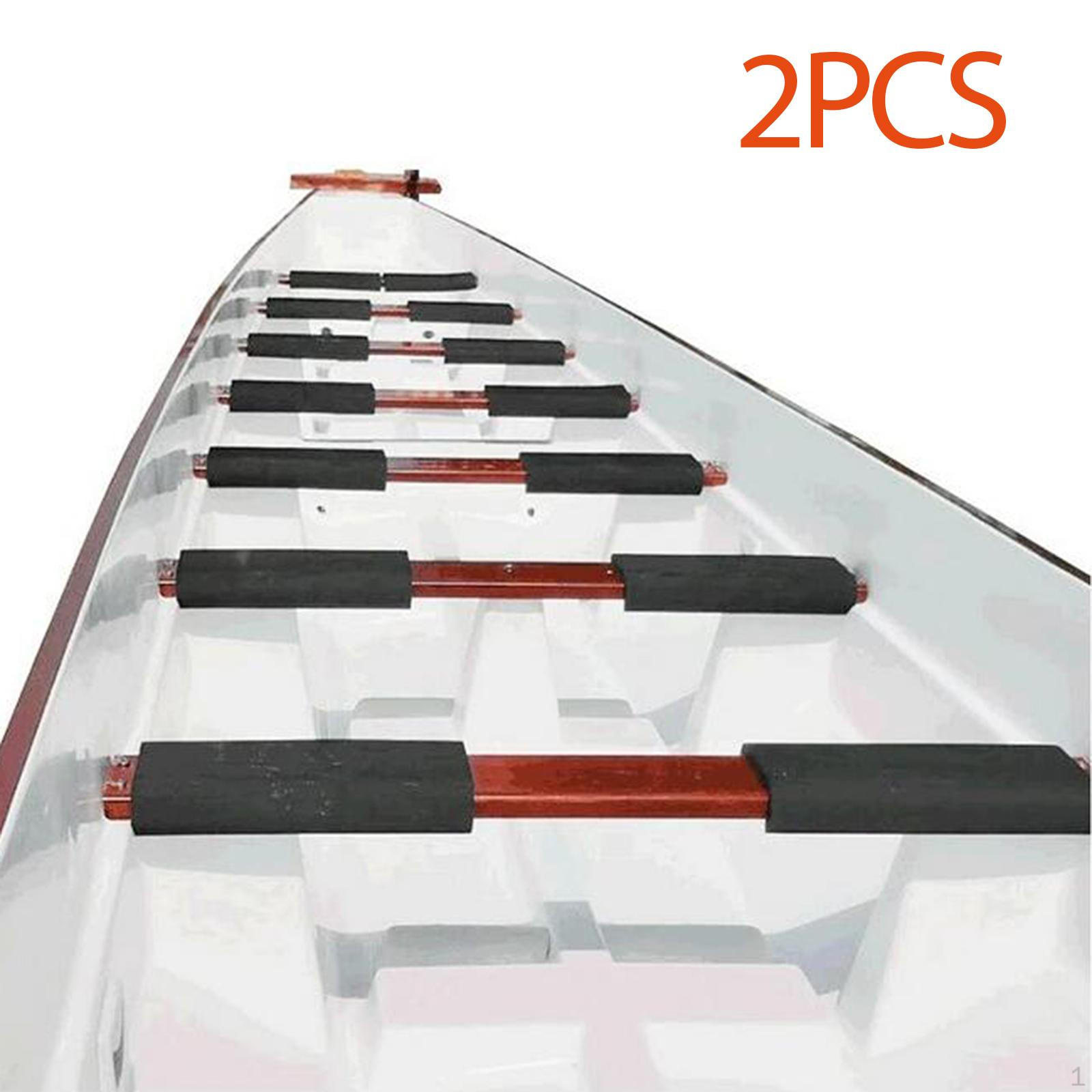 

2 шт. весло для лодки-дракона из ЭВА 13 x 6 дюймов, 2 дюйма, легкая подушка для сиденья с защитой чёрный