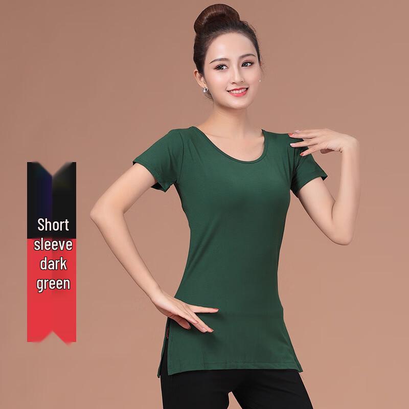 Zuoduofei Modal Modern Dance & Yoga Short Sleeve Top M-4XL