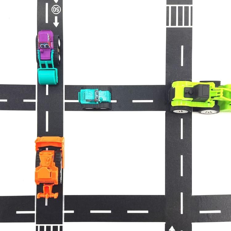 Road Track Sticker Tape Roadway Marking Sticker Safety Floor Tape For Indoor Directional Label and Kid Room Decoration