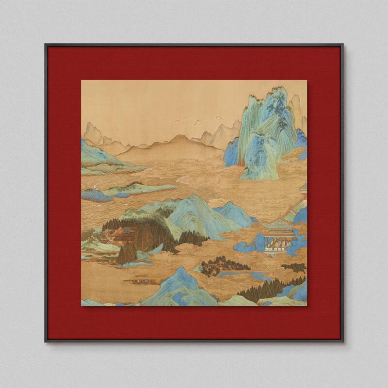 Бейдуо Ян Декоративная картина в новом китайском стиле «Зеленая гора»