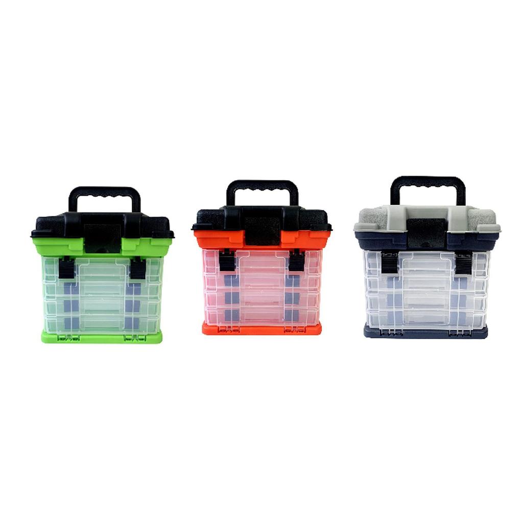 Fishing Tackle Box Sturdy Portable Multipurpose 4 Layer Waterproof Lure Box Baits Case for Angler Fishermen Enthusiast Gift