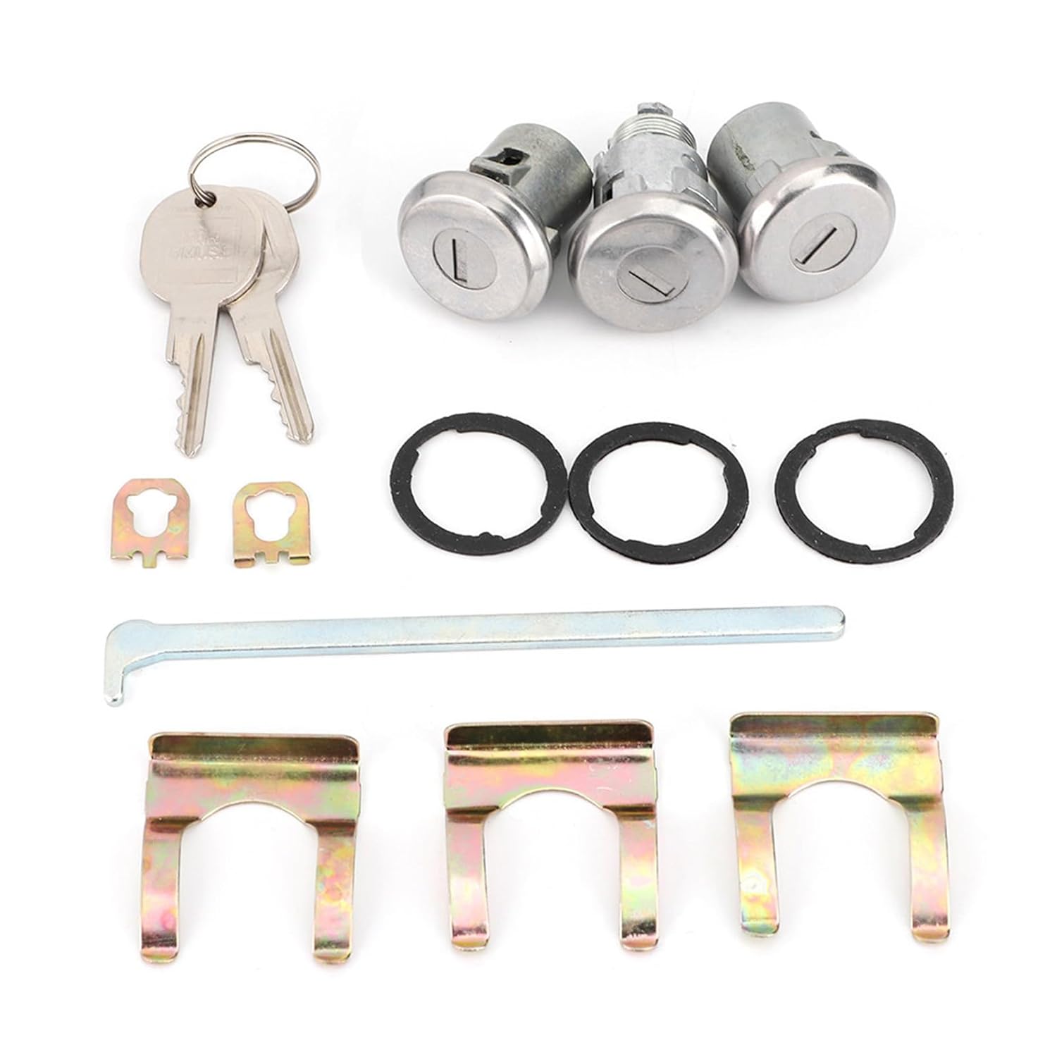 Cutlass Door & Trunk Lock Set Replacement Key Kit 654394765282 for Car
