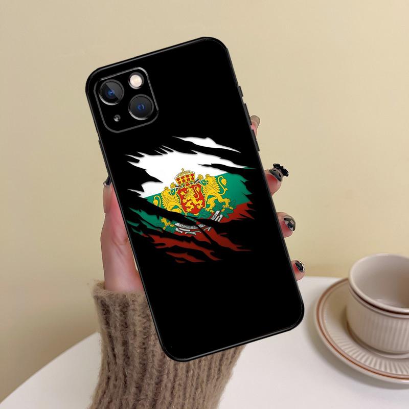 Bulgaria National Flag Phone Case For iPhone 15 14 Plus 11 12 13 16 Pro Max Mini 7 8 X XR XS Max Cover