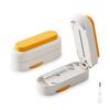 2 In 1 Pill Storage Box Dust-Proof Cut Tablet Dispenser Waterproof Daily Pill Splitter  Home