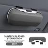 Cross-border In Stock Car Sun Visor Glasses Case ABS Storage Box Sunglasses Clip for Crown Prado Eyeglass Frame Storage Case