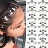 10/30/50/pcs Y2K Silver /Colorful Star Hair Clips Cute Star Barrettes Women Simple Metal Snap Clip Headdress Hair Accessories
