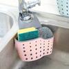Multifunctional Silicone Sink Sponge Rack With Adjustable Shoulder Strap