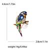 Popular Rhinestone Birds Brooches for Women Unisex Cute Enamel  Animal Pins Banquet Party Backpack Gifts Jewelry Accessories