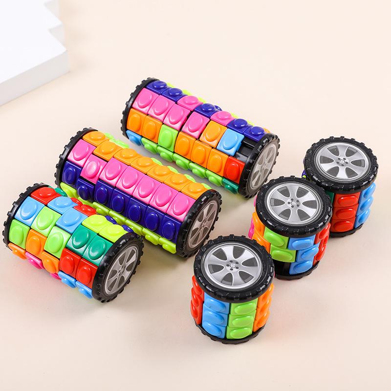 Cross-Border 3D Magic Tower: Educational Rotating Cube Toy for Kids