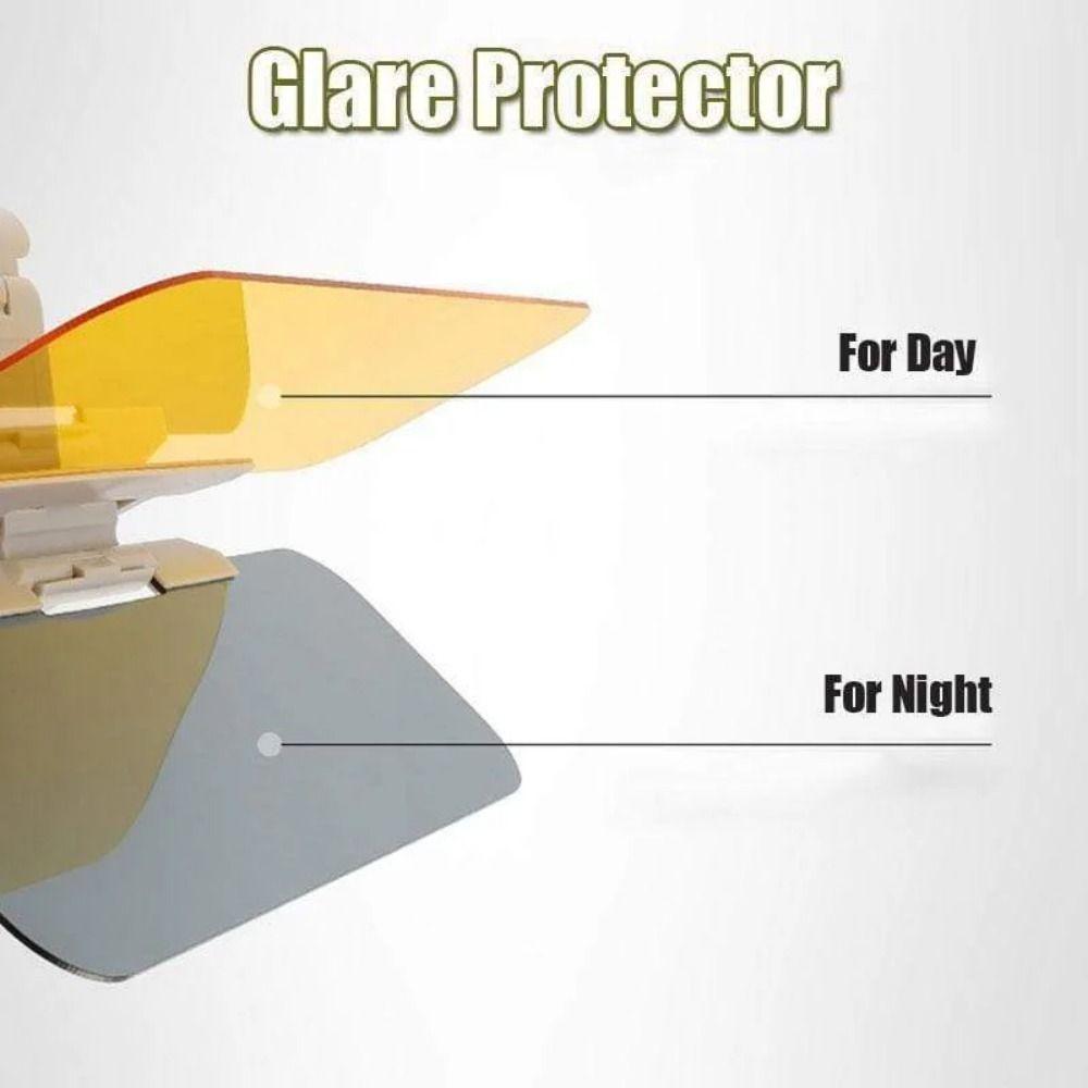 Universal Car Auto Sun Visor Clip-on Sunshade Plate Car Windshield Extender  Day and Night