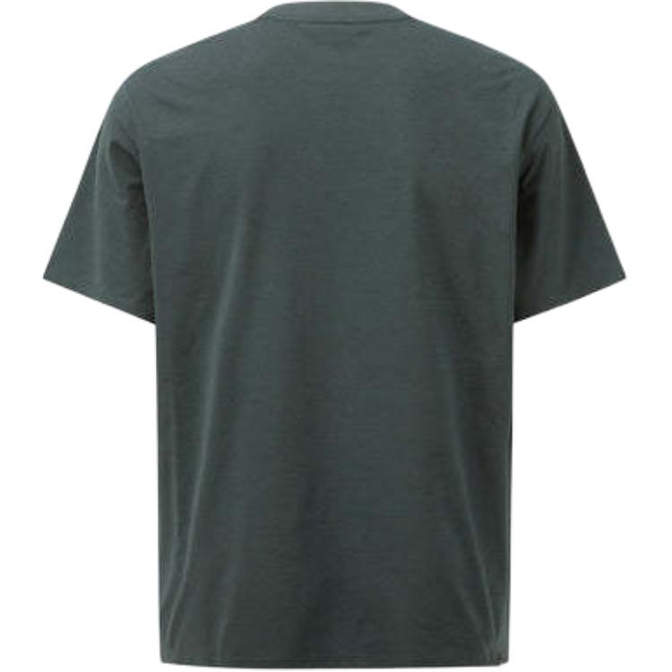 Salomon Short Sleeve Letter Print Loose T-Shirt Men Tops Green C28061