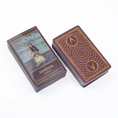 The Somnia Tarot Cards Divination Tools Standard Fortune Telling Tarot Decks for Board Game Fate Divination Gathering Playing