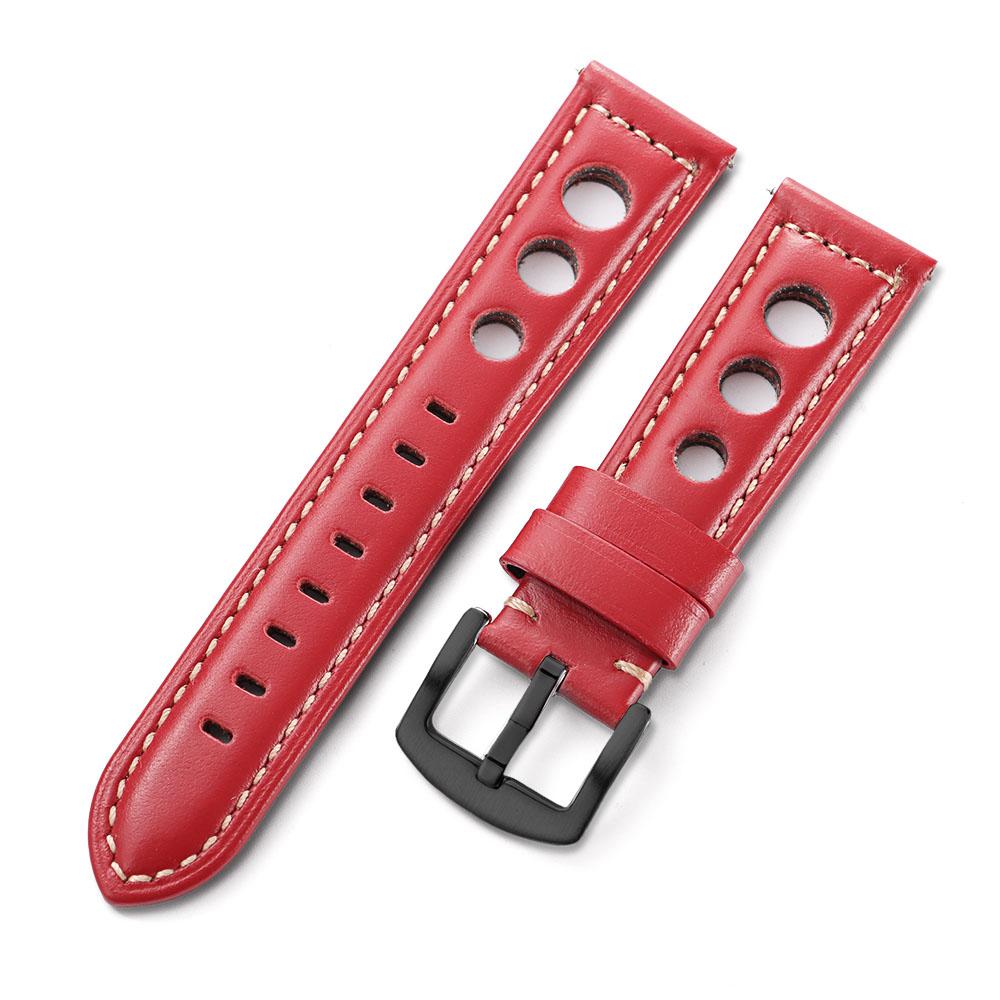 Cowhide Watch Strap Bracelet Vintage Genuine Leather 20mm 22mm 24mm Watchband Women Men Fashion Watch Band Belt With Pin Buckle