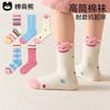 Girls' Spring and Autumn Thin High Tube Socks