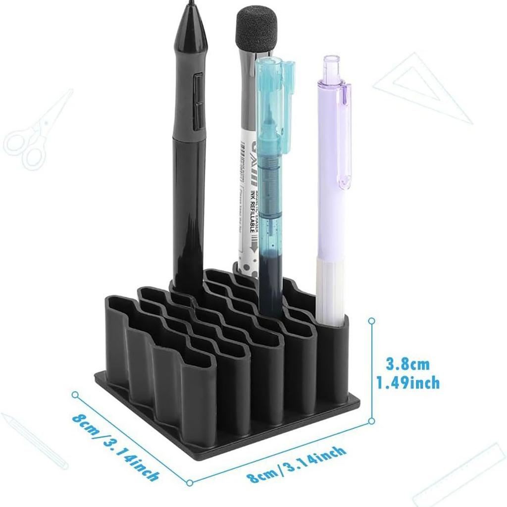 1PC Elegant Desktop Organizer- Wavy Brush Holder for Efficient Storage of Pen, Pencil and Art Supplies.Kitchen Storage, Etc