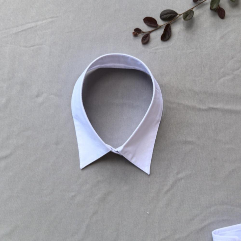 Elegant White Black False Wrist Cuffs Detachable Polyester False Collars Costume Accessory Black Button Shirt False Simple Cuffs