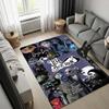 Corpse Bride Emily Moon Forest Print Area Rug, Gothic Romantic Decorative Floor Mat for Living Room Bedroom Home Decor