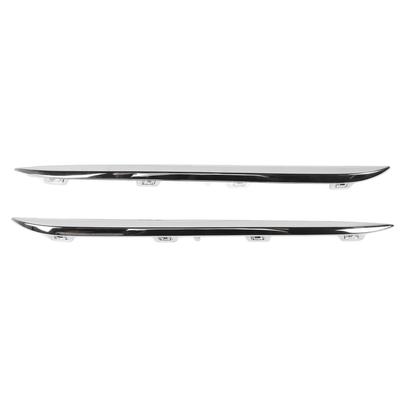 2pcs Rear Bumper Chrome Side Molding Trim Replacement for Benz C?Class W205 Standard Pre?Facelift