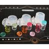3D Jar Mold Set with Lid Cover Small Cylinder Bottle Silicone Mold for Jewelry Making Supplies Resin Casting Tool