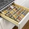 12 Extra Thick Glass Spice Jars Square Jar 12 Spice Jars with Airtight Lid Pour/Sifter Lid 24 Spice Labels, Funnel Set