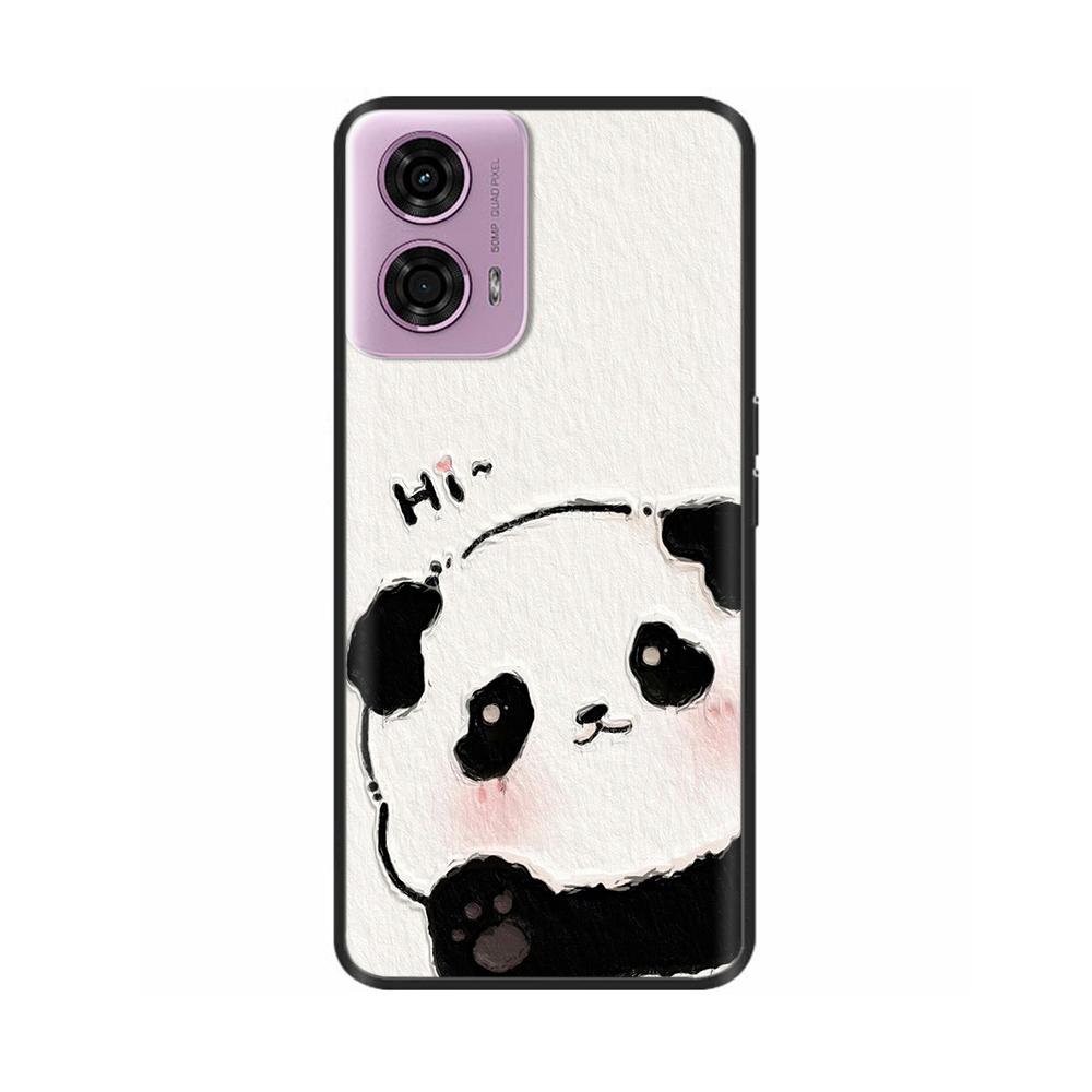 Für Motorola Moto G24 Hülle Weiche Glatte Flüssigsilikon Cartoon Handyhülle Für Moto G24 G 24 MotoG24 Schutzhüllen Bumper
