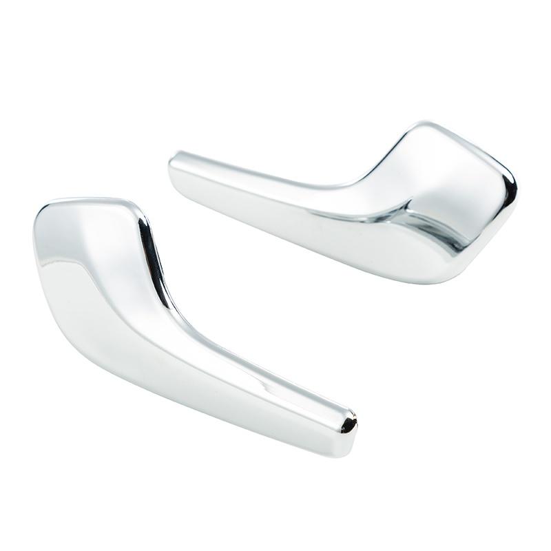 For Opel Corsa D 2006-2014 Dørhåndtak Innvendig Foran Venstre & Høyre Krom Biltilbehør Plastdeler