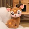 Kawaii Christmas Elk Plush Toys Deer Stuffed Soft Animals Cartoon Toys For Kids Baby Xmas Gift Party Decor Pillow Back to School