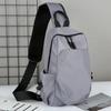 Retro Oxford Shoulder Bag Zipper Pocket Nylon Shoulder Bag Protable Chest Bag Men  Outdoor