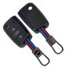 New Silicone Car Key Case Cover for Volkswagen VW Polo Golf 7 MK7 for Skoda Octavia Combi SEAT Leon Ibiza CUPTRA Keychain