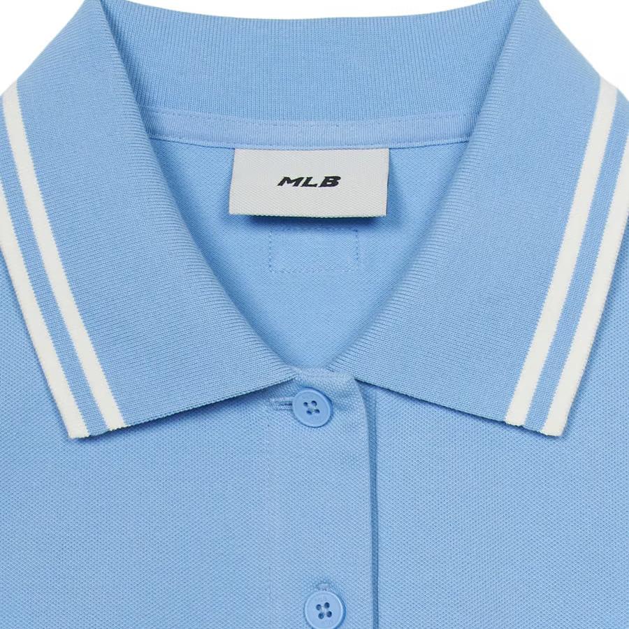 New MLB Polo Shirts Women's Blue 3FPQB0253-07SBS