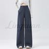 2026 Spring High-Quality Cotton Linen Wide-Leg Pants - Plus Size, High Waist, Versatile, Casual, and Floor-Length for Women