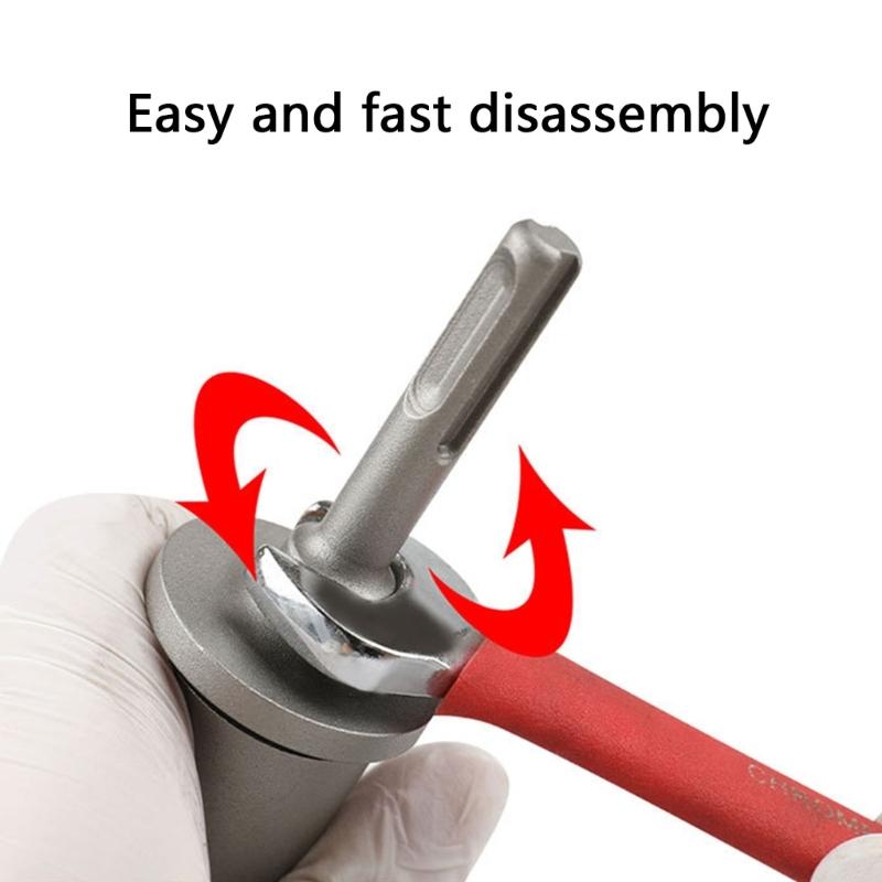 Professional Plus Ground Rod Rotary Hammer Driver Bit for Rebars Piling and Fence Tent Post Installation Removable Tool