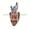 Black Portrait Face Pot: Succulent Planter & Pen Holder - Ideal Mother's & Children's Day Gift