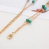 Double Infinite Beads Pendant Anklet Foot Chain Summer Bracelet Charm 2 Color Anklets Foot Jewelry Gift