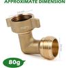 90 Degree Water Hose Elbow For RV With Easy Grip Connector RV Drinking Water Hose Adapter For RV City Water Inlet Connection City Water Hookup For