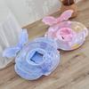 Mermaid Pool Float Mermaid Tail Shaped Inflatable Swimming Ring with Seat Infant Pool Floaties for Baby Girls Boys Toddlers