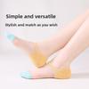5 Pairs Spring and Autumn Invisible Thin Glass Wire Socks Wear-resistant Anti-hook Summer Transparent Crystal Silk Women's Socks