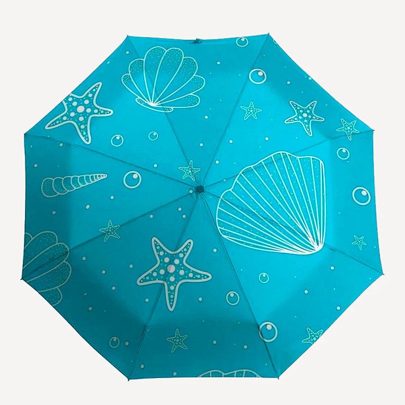 1pc Cartoon Pattern Umbrella with Plastic Handle,Suitable for All Seasons Home Travel Outdoor Umbrella