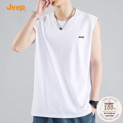 Herren Casual Ärmelloses Baumwoll-Tanktop
