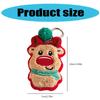 Lovely Santa Schoolbag Pendant Keychain Christmas Tree Sweet Santa Cartoon Charm for Boys Girls Vending Machine