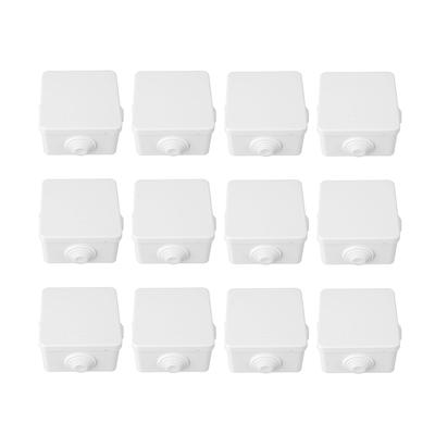 12 Pcs Cable Junction Box Waterproof Power Distribution Instrument Cable Connecting Terminal Box